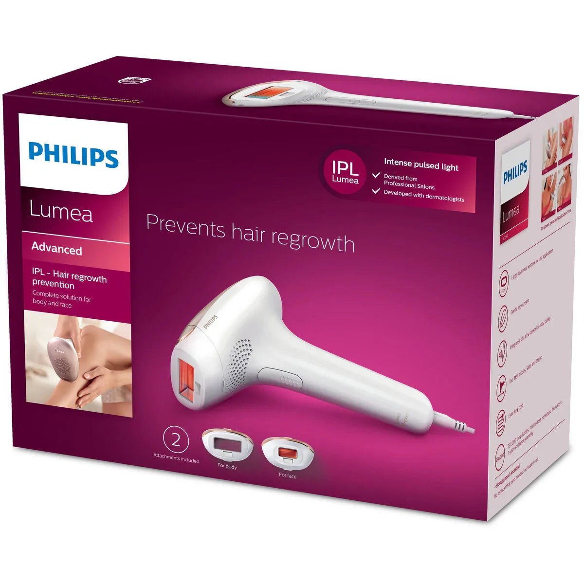 Electric IPL Hair Remover Philips Lumea Advanced SC1997/00 - Yestore