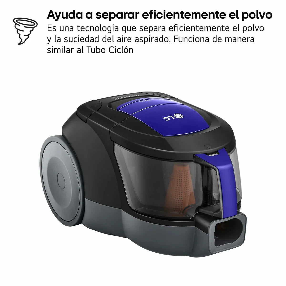 Aspirapolvere senza Sacchetto LG VK8506NHAG Rosso 650 W - Yestore