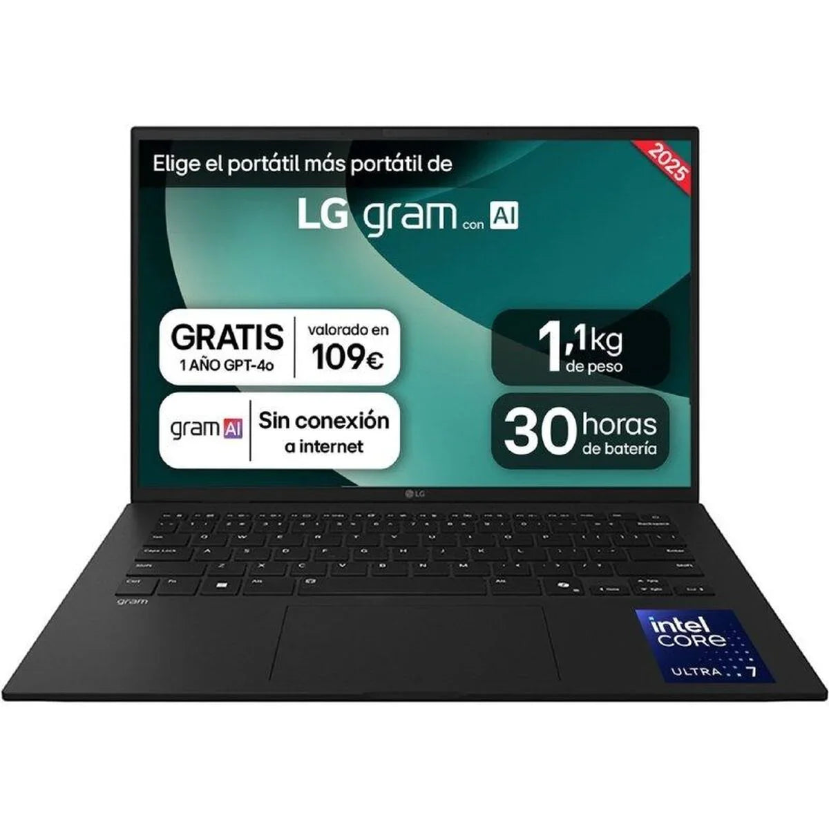 Laptop LG 14ZD90T-G.AX78B 14" intel core ultra 7 16 GB RAM 1 TB SSD Qwerty in Spagnolo - Yestore