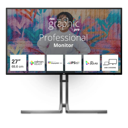 Monitor AOC U27U3CV 4K Ultra HD 27" 60 Hz - Yestore