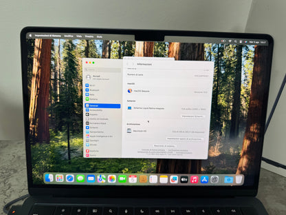 MacBook Air 13" M2 2022 | 8GB RAM | 256GB SSD | 8-Core GPU | Mezzanotte
