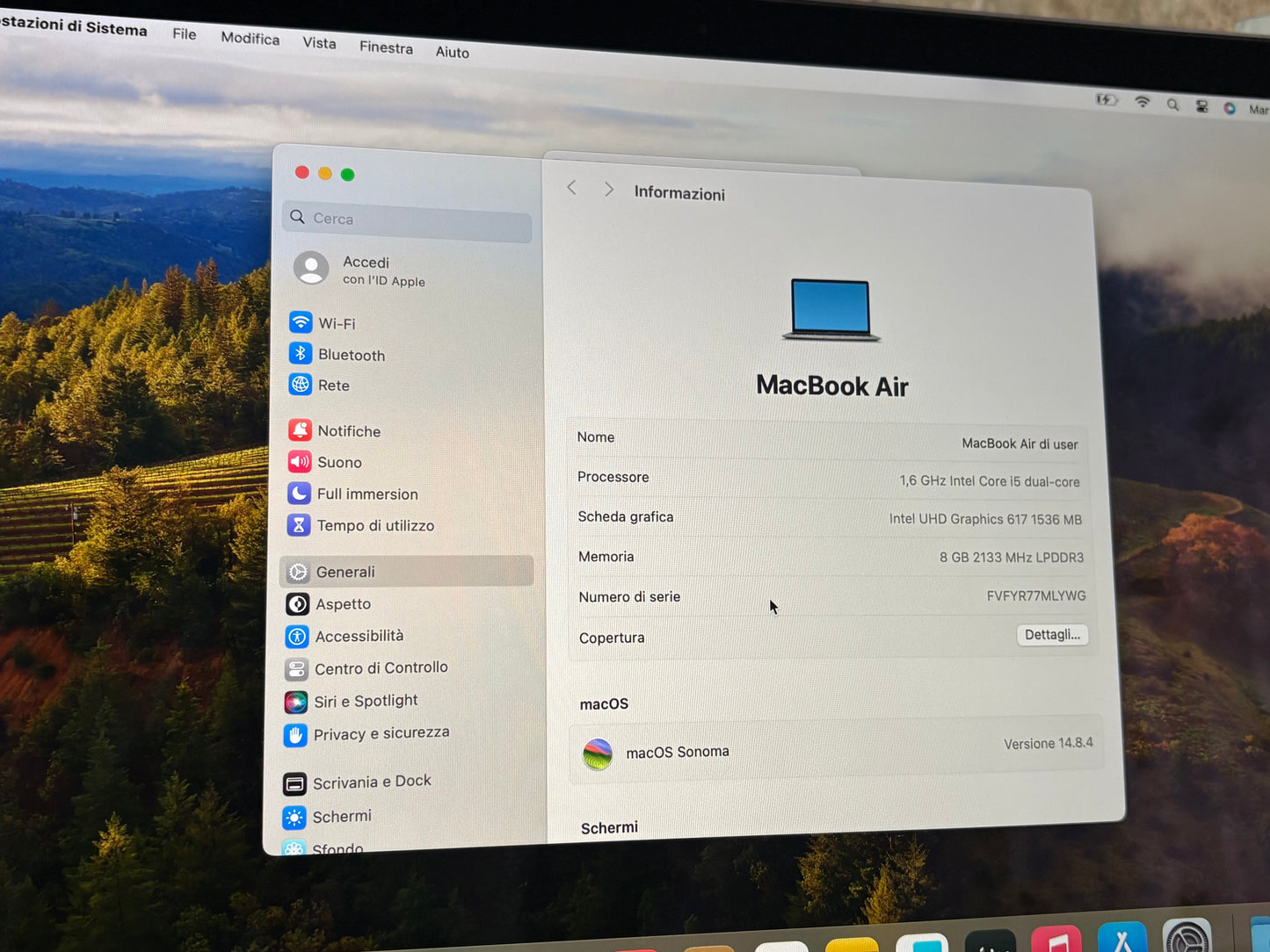 MacBook Air 13" 2019 | i5 | 8GB RAM | 128GB SSD | Intel 617 | Grigio