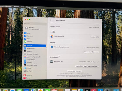 MacBook Air 13" M1 2020 | 16GB RAM | 256GB SSD | 7-Core GPU | Argento