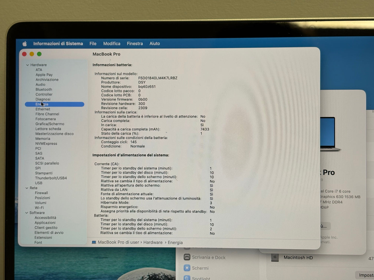 MacBook Pro 16" 2019 | i7 | 16GB RAM | 512GB SSD | AMD 5300M | Argento
