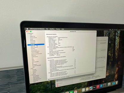 MacBook Air 13" 2020 | i5 | 8GB RAM | 256GB SSD | Intel Iris | Grigio