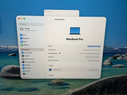 MacBook Pro 16" 2019 | i7 | 16GB RAM | 512GB SSD | AMD 5300M | Grigio