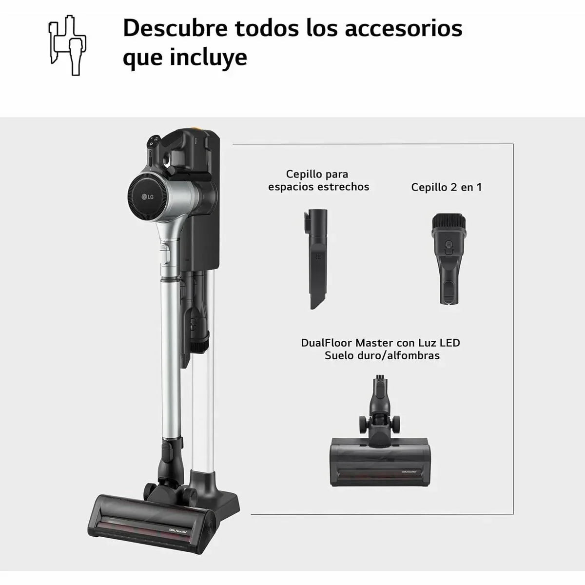 Scopa Elettrica Ciclonica Senza Fili LG A9K-CORE3S - Yestore
