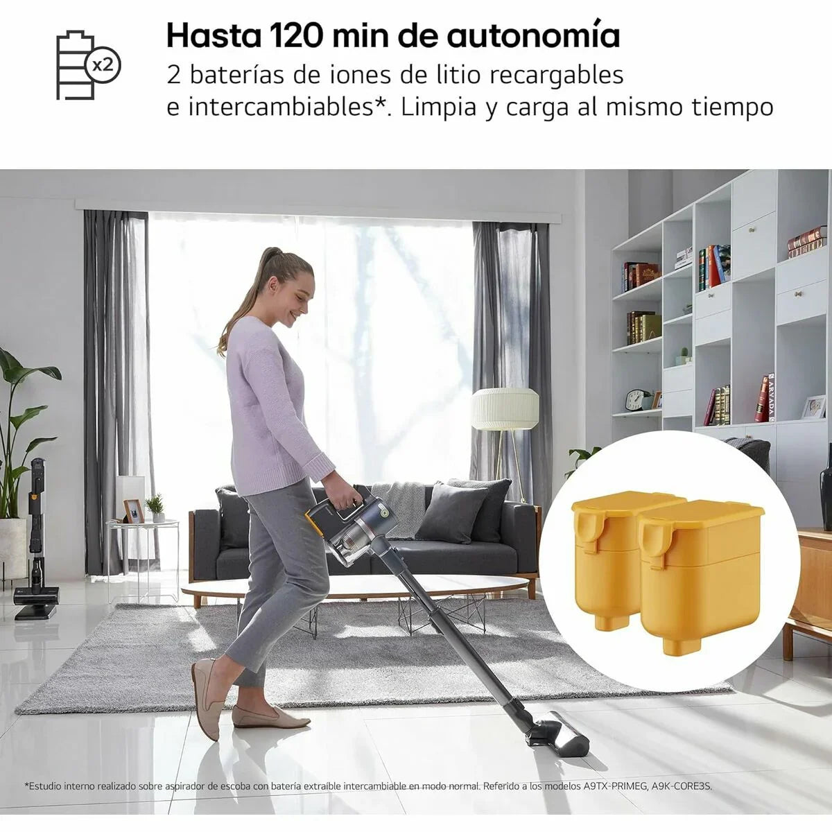 Scopa Elettrica Ciclonica Senza Fili LG A9K-CORE3S - Yestore