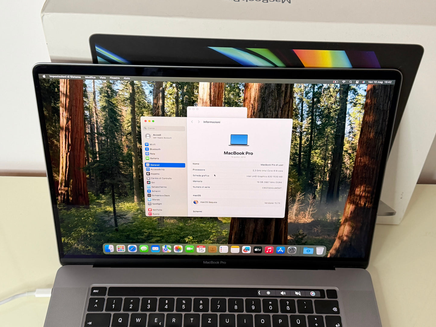 MacBook Pro 16" 2019 | i9 | 16GB RAM | 1TB SSD | AMD 5500M | Grigio