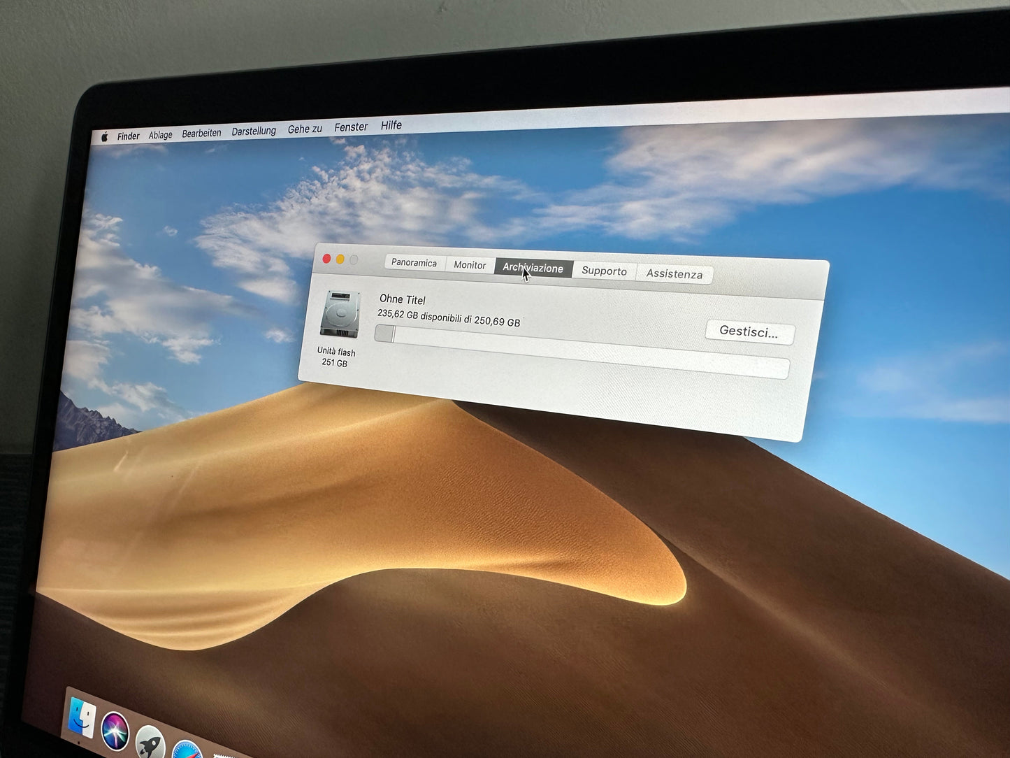 MacBook Pro 13" 2018 | i5 | 8GB RAM | 256GB SSD | Touch Bar | Grigio