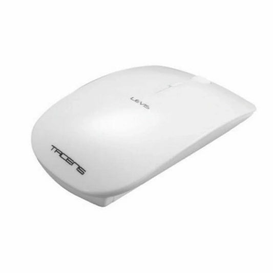 Tastiera e Mouse Wireless Tacens Levis Combo V2 Bianco Qwerty in Spagnolo - Yestore