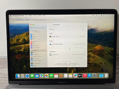 MacBook Air 13" 2019 | i5 | 16GB RAM | 1TB SSD | Intel 617 | Argento