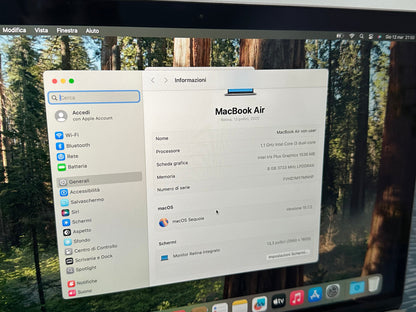 MacBook Air 13" 2020 | i5 | 8GB RAM | 256GB SSD | Intel Iris | Grigio