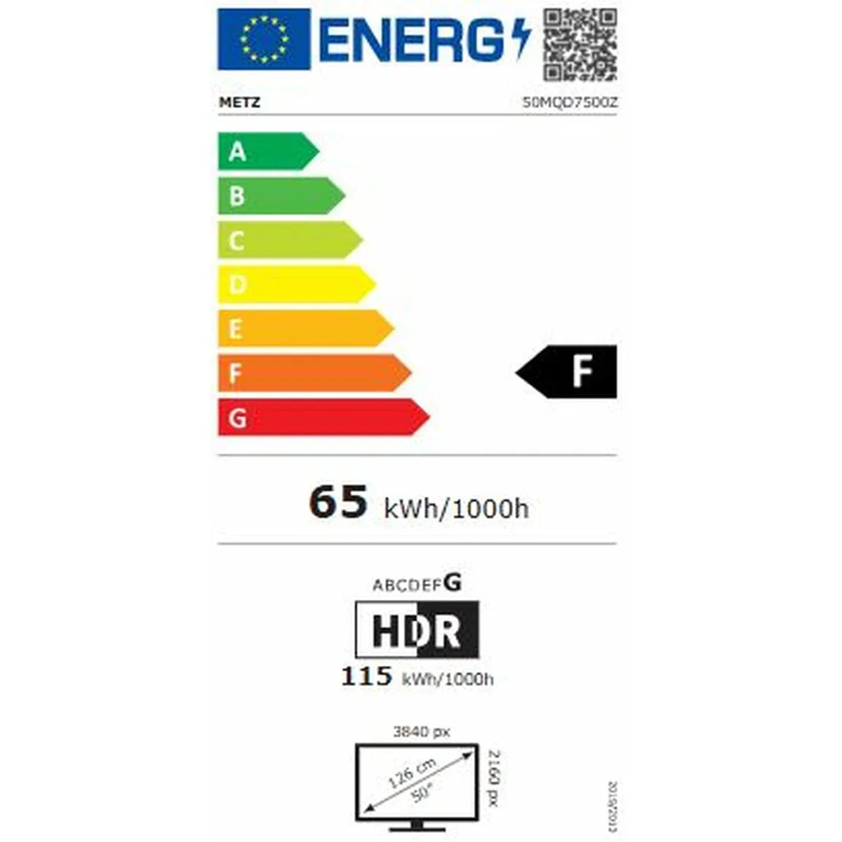 Smart TV Metz 50MQD7500Z 4K Ultra HD 50" QLED - Yestore