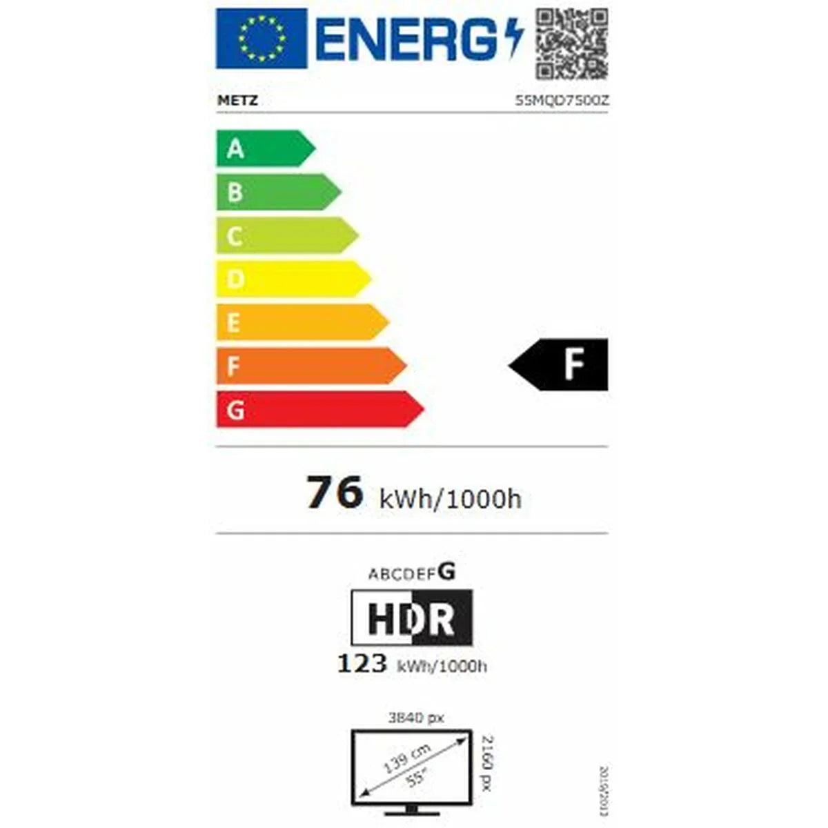 Smart TV Metz 55MQD7500Z 4K Ultra HD 55" QLED - Yestore