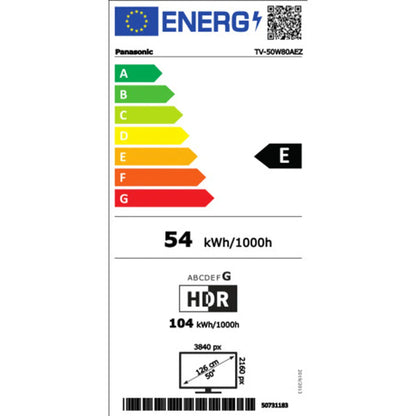 Smart TV Panasonic TV50W80AEZ 50" 4K Ultra HD HDR QLED - Yestore