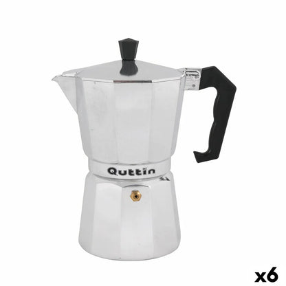 Italian Coffee Pot Quttin 6 Cups (6 Units) - Yestore