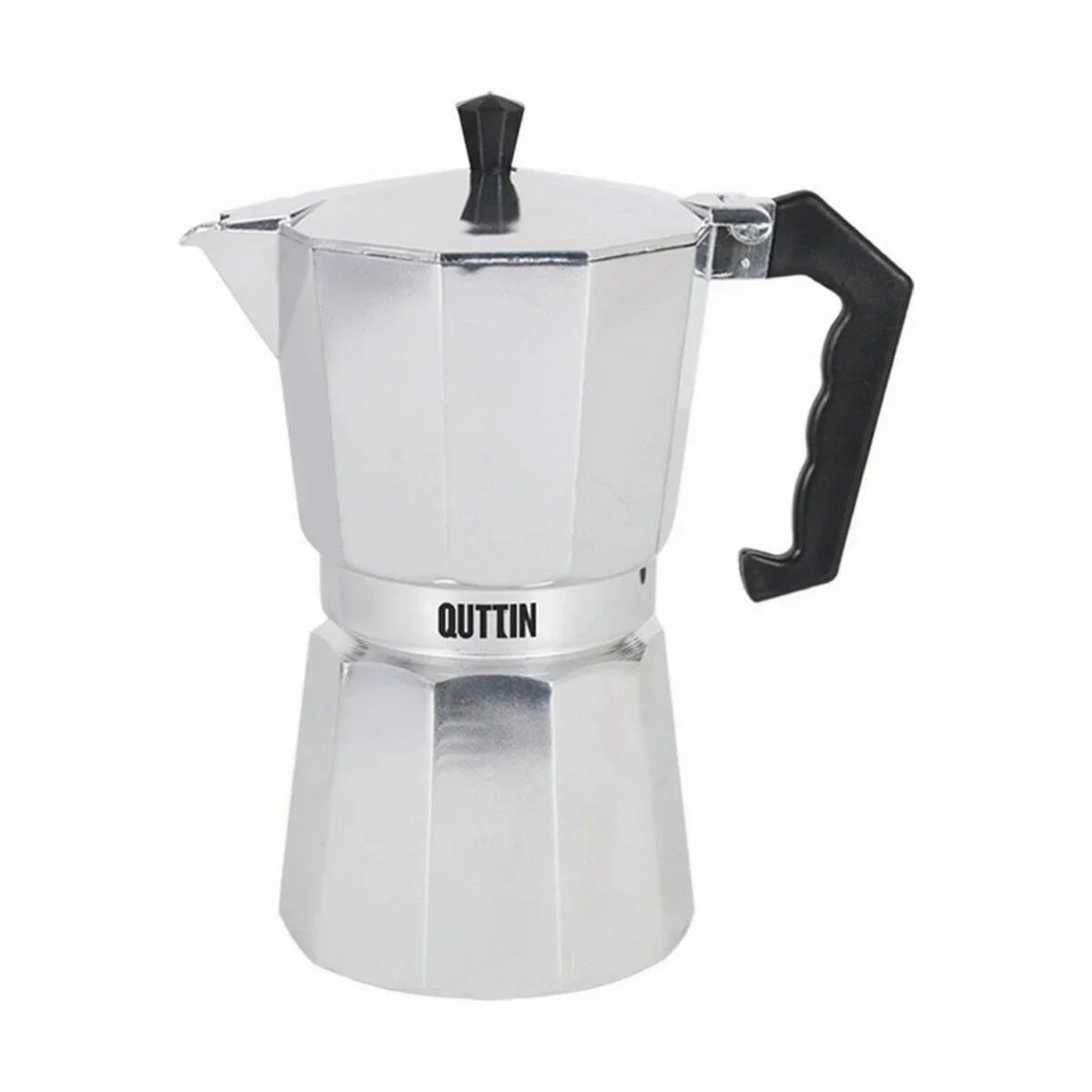 Italian Coffee Pot Quttin Aluminium 9 Cups (6 Units) - Yestore