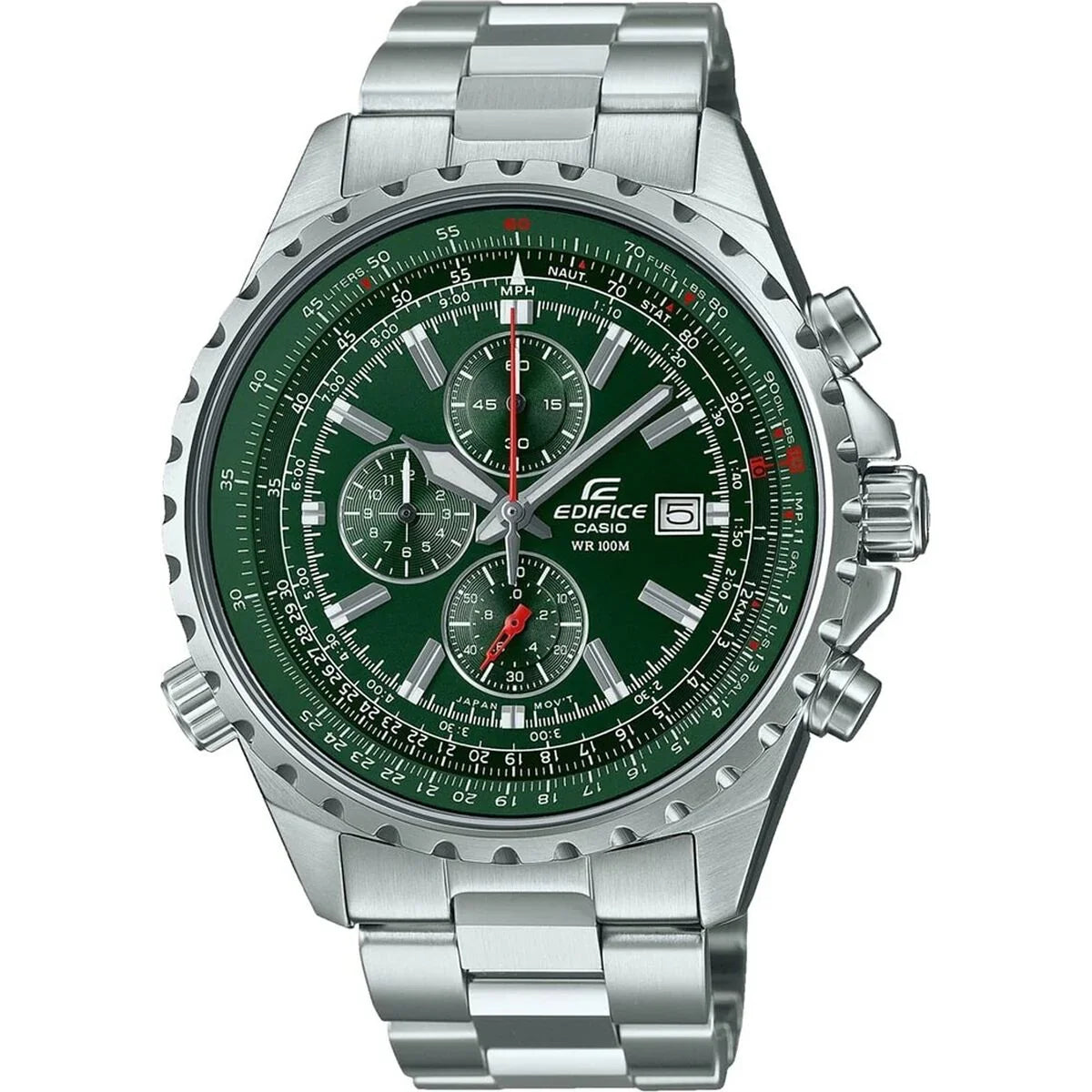 Orologio Uomo Casio EF-527D-3AVUEF Verde Argentato (Ø 45 mm) - Yestore