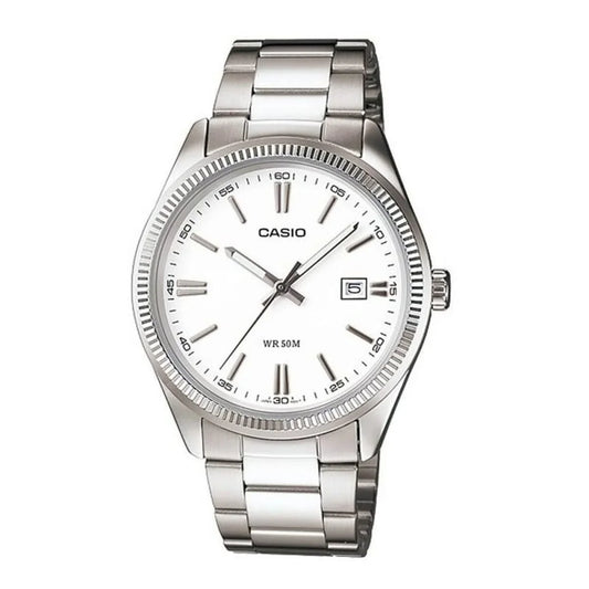 Orologio Uomo Casio DATE WHITE (Ø 30 mm) (Ø 32 mm) - Yestore