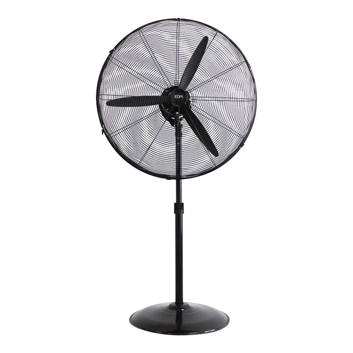 Ventilatore a Piantana EDM industriale Nero 180 W - Yestore
