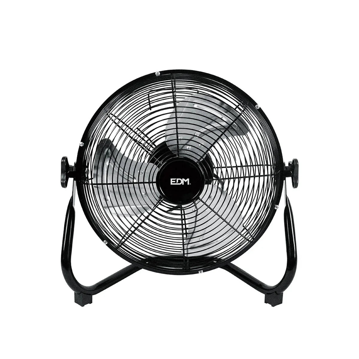 Ventilatore da Terra EDM industriale Nero 45 W Ø 30 x 41 cm - Yestore