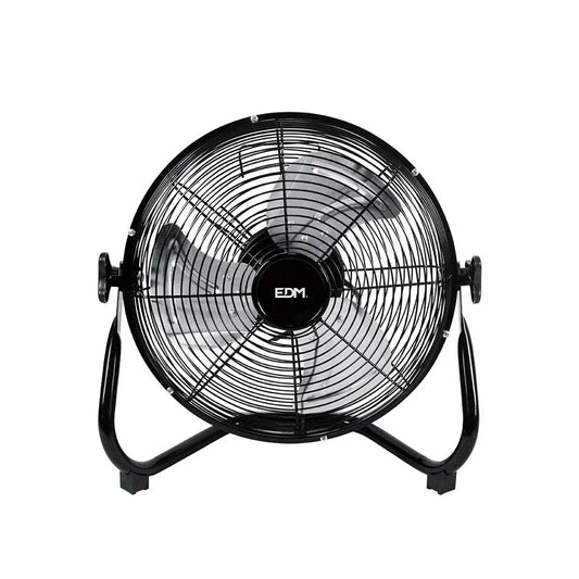 Ventilatore da Terra EDM industriale Nero 45 W Ø 30 x 41 cm - Yestore