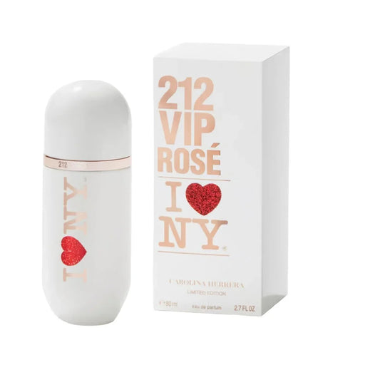 Women's Perfume Carolina Herrera 212 VIP Rosé Love NY EDP 80 ml - Yestore