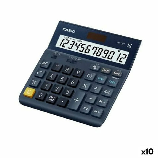 Calcolatrice Casio DH-12ET Nero (10 Unità) - Yestore
