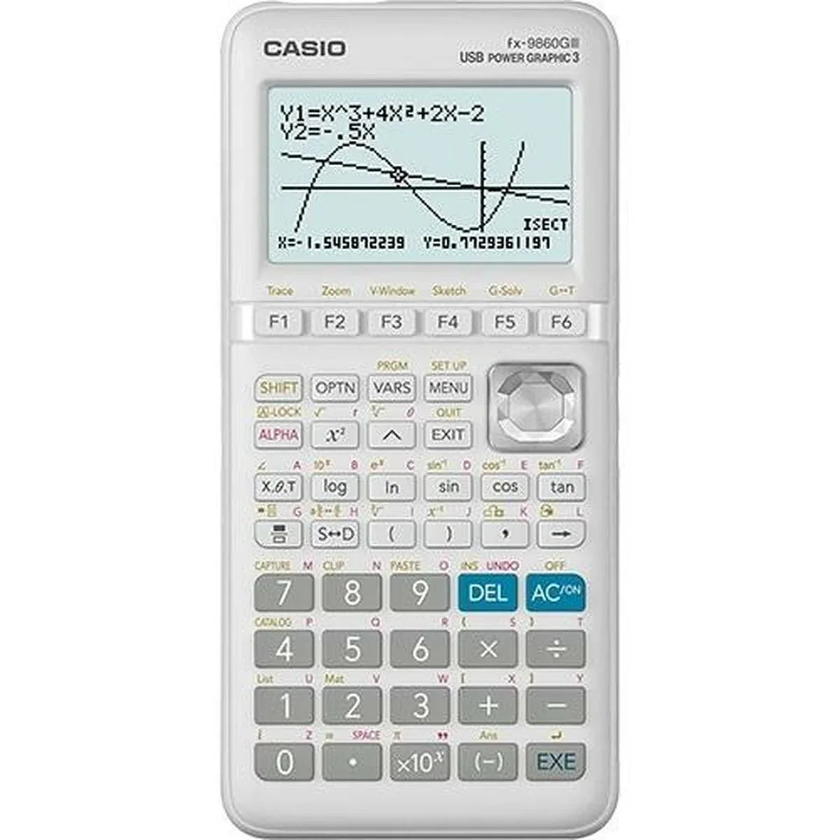 Calcolatrice grafica Casio FX-9860G II Bianco (5 Unità) - Yestore