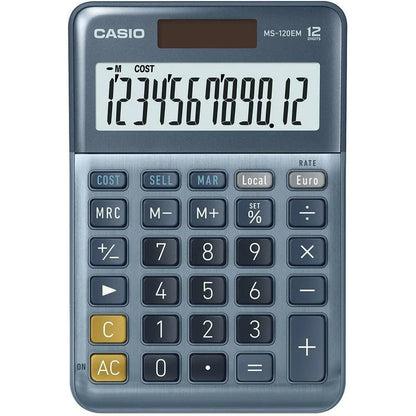 Calcolatrice Casio MS-100EM Azzurro (10 Unità) - Yestore
