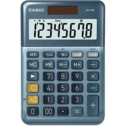 Calcolatrice Casio MS-80E Azzurro (10 Unità) - Yestore