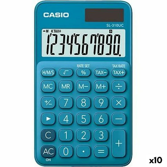 Calcolatrice Casio SL-310UC Azzurro (10 Unità) - Yestore