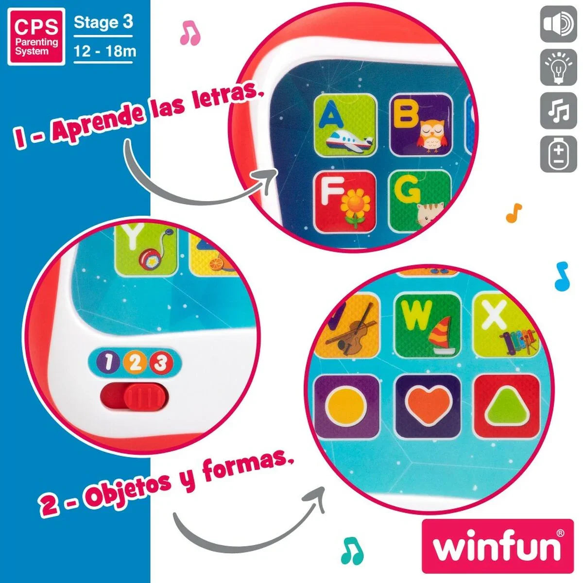 Tablet Educativo Winfun Rosso (6 Unità) - Yestore