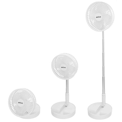 Ventilatore Portatile Pieghevole Aktive Ricaricabile (4 Unità) - Yestore