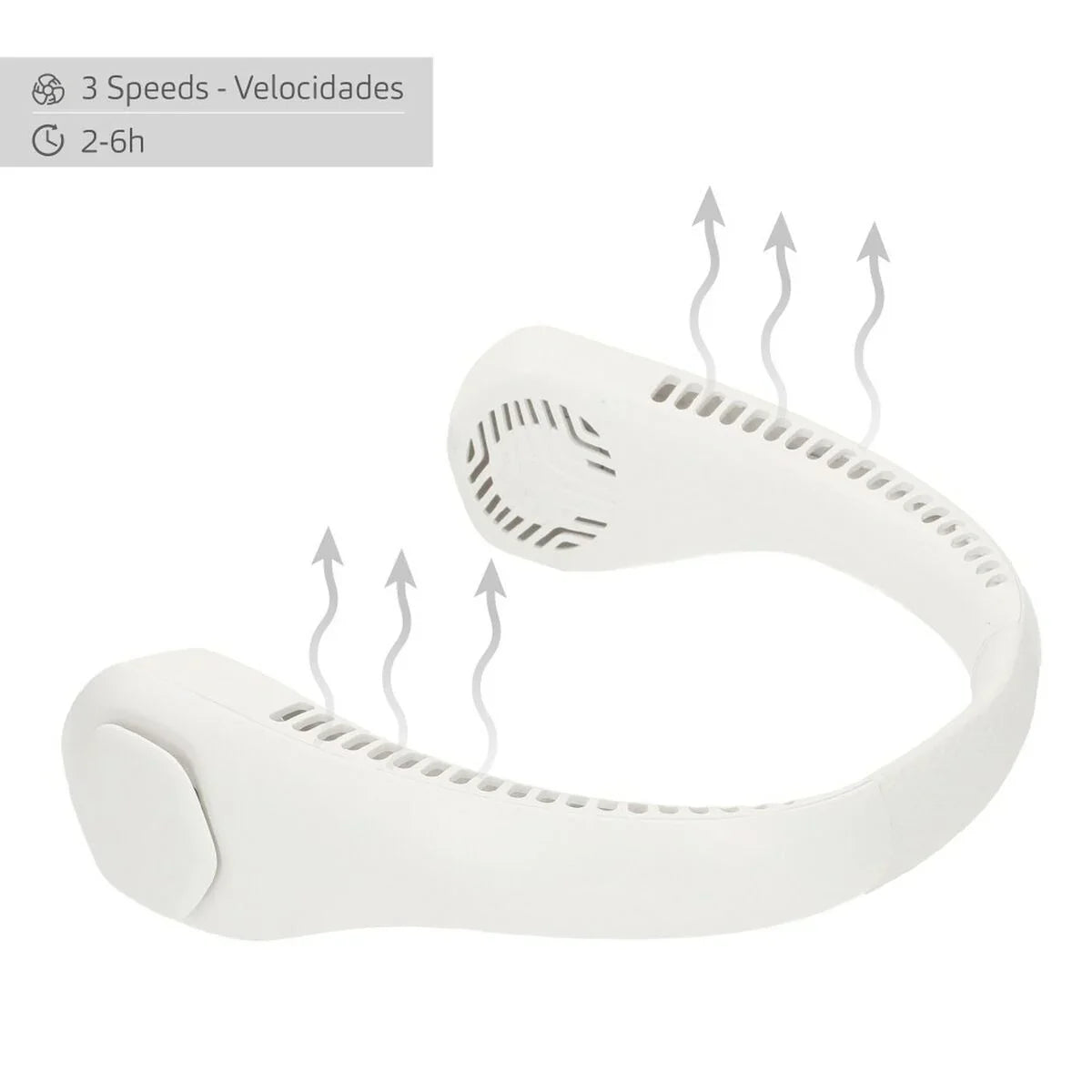 Ventilatore da collo Aktive Ricaricabile (6 Unità) - Yestore