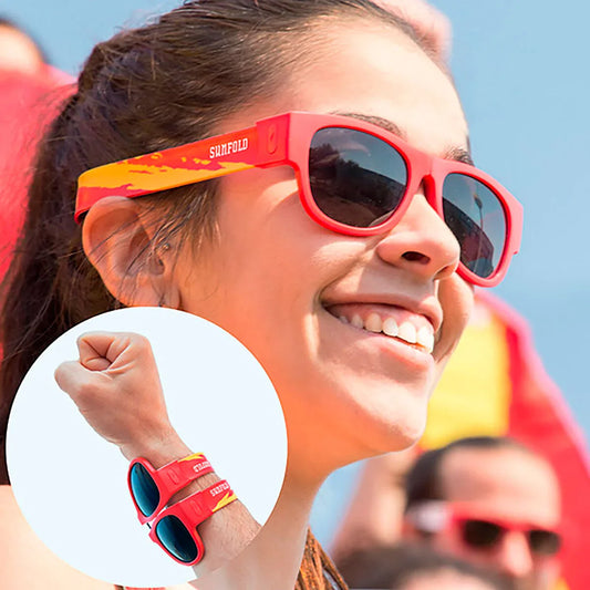 Roll-up sunglasses Sunfold Spain Red - Yestore