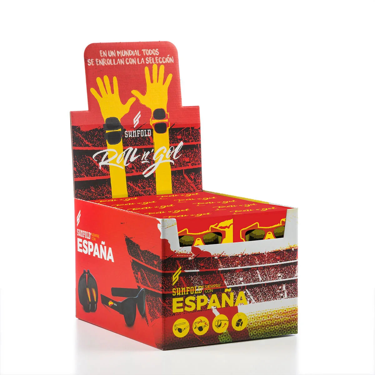Roll-up sunglasses Sunfold Spain Red - Yestore