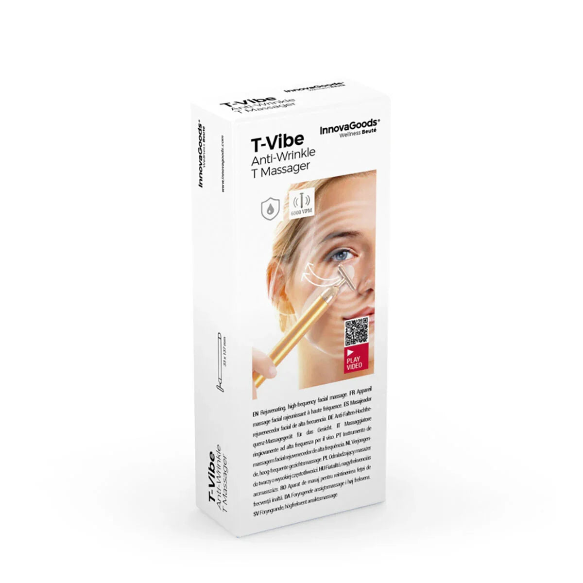 High Frequency Rejuvenating Facial Massager T-Vibe InnovaGoods - Yestore