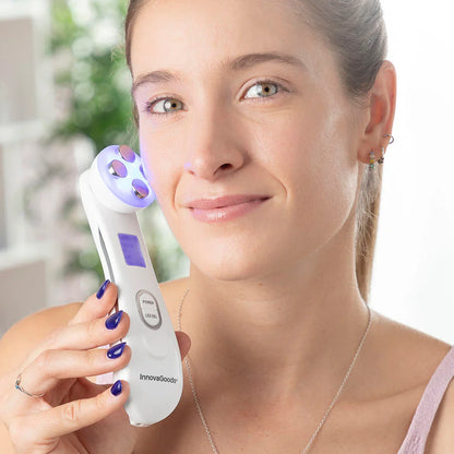 Massaggiatore Viso con Radiofrequenza, Fototerapia ed Elettrostimolazione - Yestore
