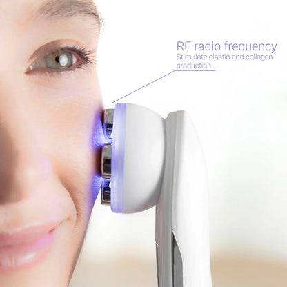 Massaggiatore Viso con Radiofrequenza, Fototerapia ed Elettrostimolazione - Yestore