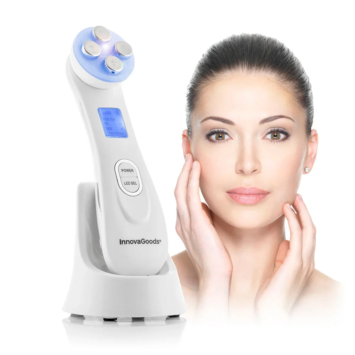 Massaggiatore Viso con Radiofrequenza, Fototerapia ed Elettrostimolazione - Yestore