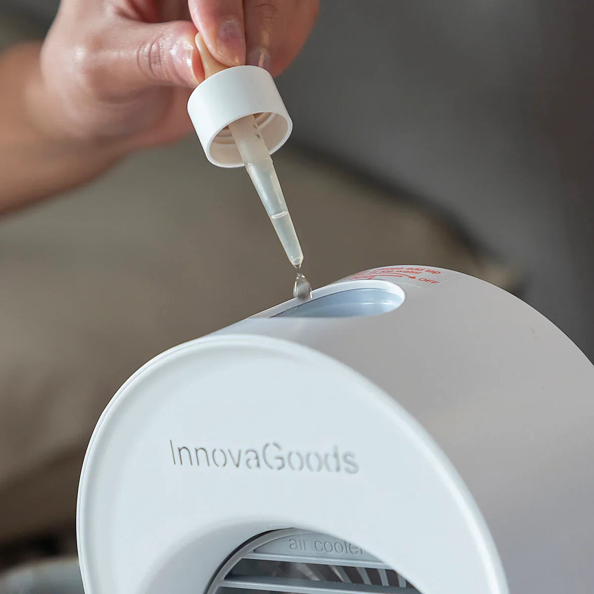 Mini Climatizzatore Umidificatore a Ultrasuoni con LED Koolizer InnovaGoods - Yestore