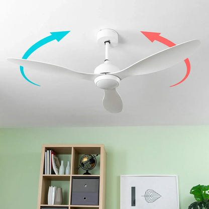 Ventilatore da Soffitto con Luce LED e 3 Pale ABS Flaled InnovaGoods Bianco 36 W 52" Ø132 cm - Yestore