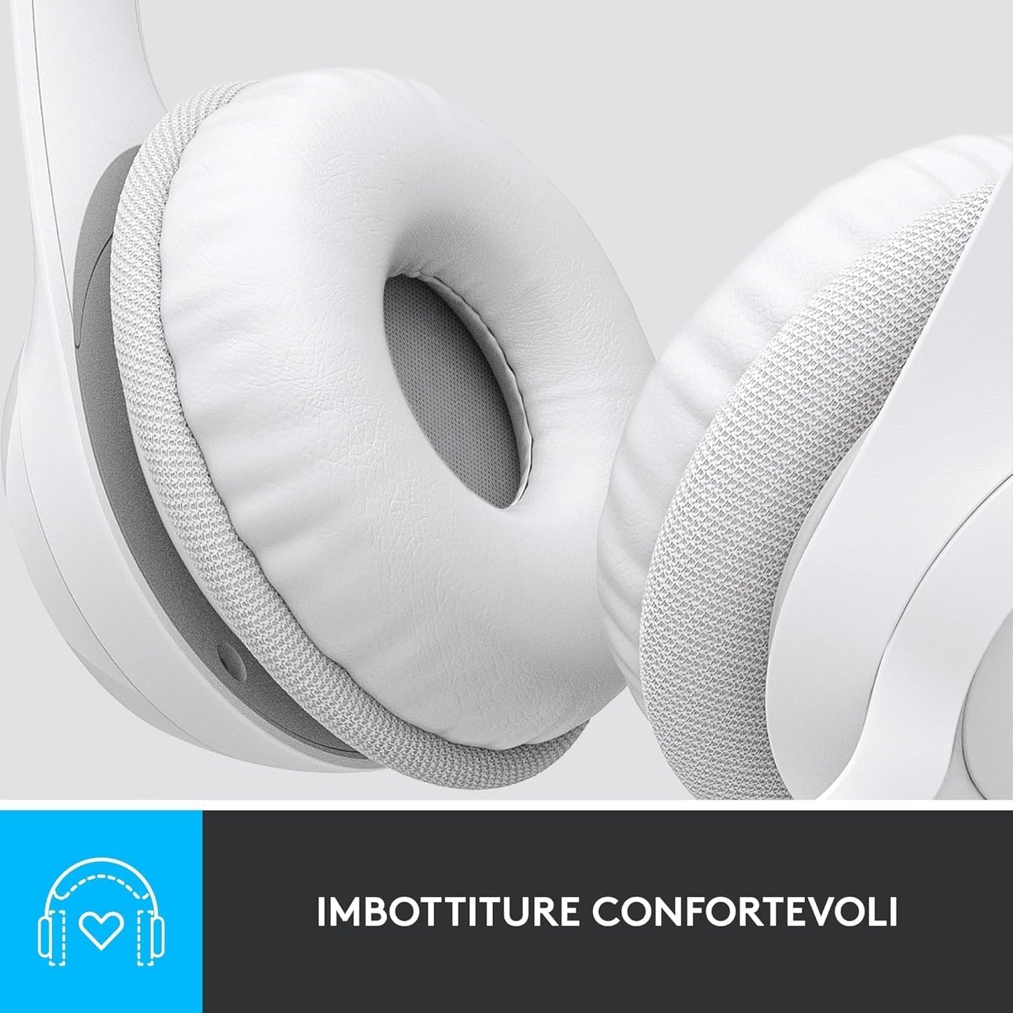 Cuffie Logitech H390 Bianche