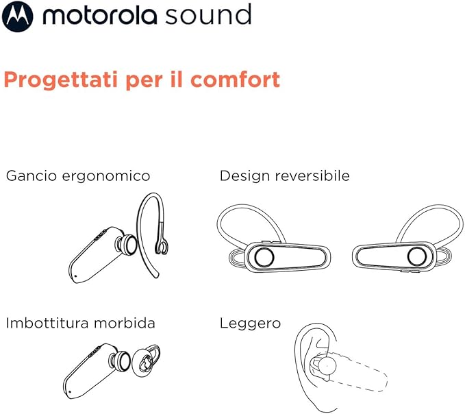 Auricolare Motorola HK126 Black