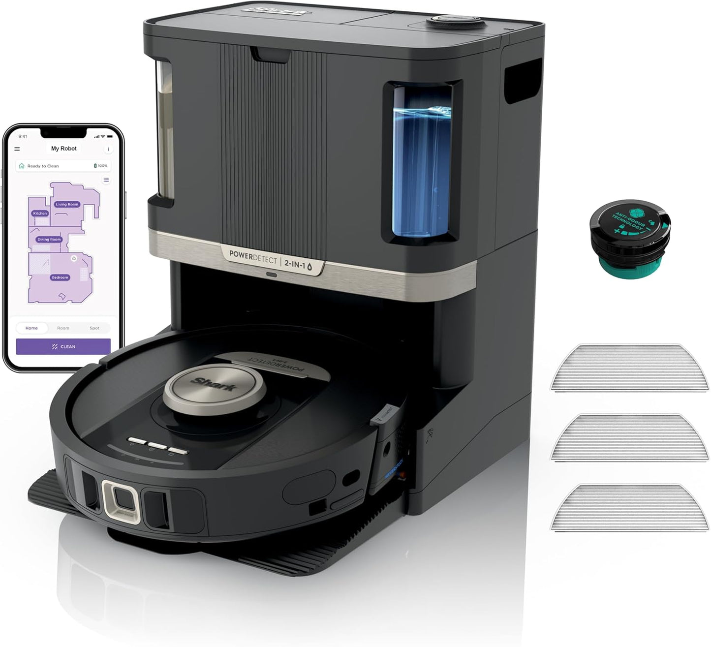 Robot Aspirapolvere Shark PowerDetect 2in 1