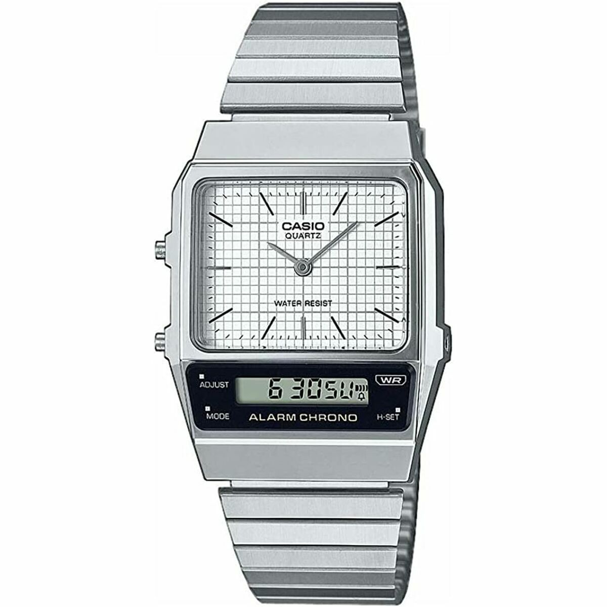 silver watch