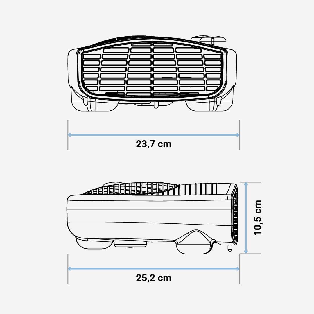 Termoventilatore Portatile UniversalBlue Bianco 2000 W