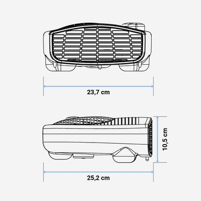 Termoventilatore Portatile UniversalBlue Bianco 2000 W